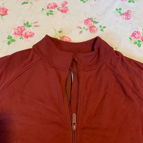 Lululemon it’s rulu long sleeve half zip in savannah size 4 - Picture 3 of 5