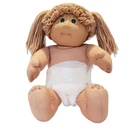 Vintage 1983 1st Edition Black Signature Cabbage Patch Blonde Green Eyes Head 2