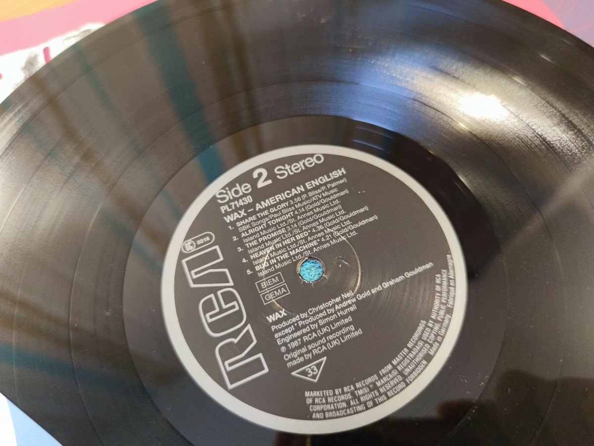 Wax – American English LP | eBay