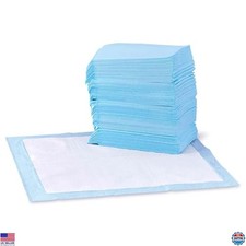 Leak-Proof Dog Puppy Pee Pads 5-Layer Absorbent Quick-Dry 22x22" 100 Count