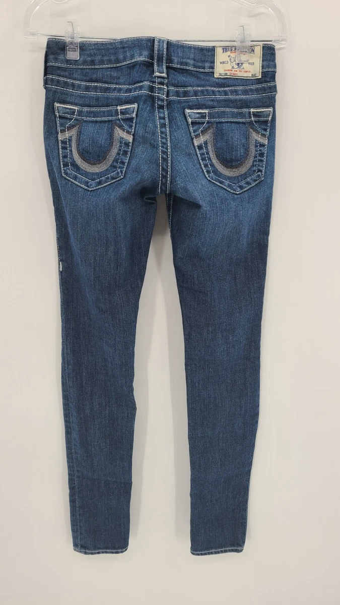 True Religion 33 in Inseam Low (6.5-8.5 in) Rise Jeans for Women