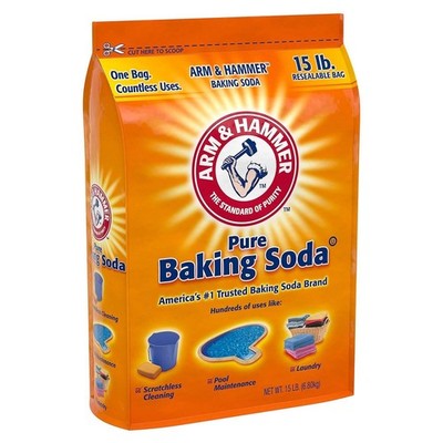 Baking Soda Pure 15 Lb Bulk Food Grade Resealable Bag