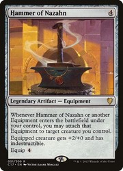 Hammer of Nazahn #51 Commander 2017 Rare