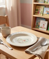 Hold fast baby plate DE Mc Nicol East Liverpool