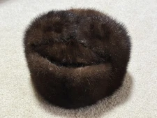 Vintage Russian Cossack Style Hat With Faux Fur And Quilted Lining