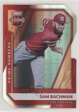 2021 Panini Elite Extra Edition Prime Numbers B Die-Cut /162 Sam Bachman #9 7ba