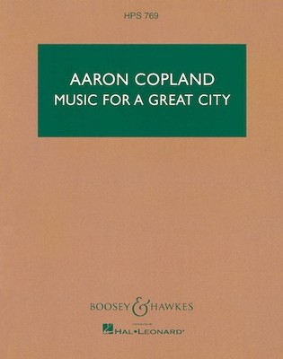 Music for a Great City Study Score