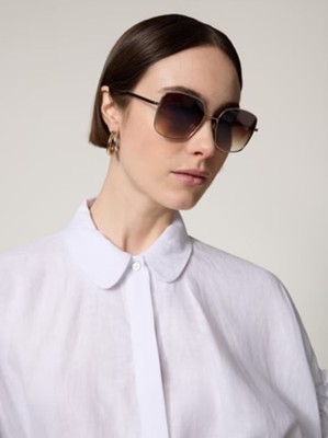 VIU Sonnenbrille The Glamorous unisex orig. Lederhülle Swiss Design Japan Made