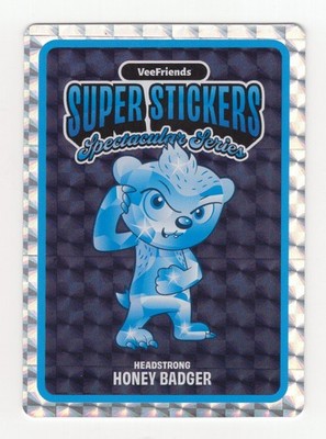 Headstrong Honey Badger DIAMOND VeeFriends Super Stickers Series Sticker 2026