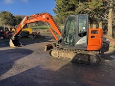 2019 Hitachi ZX85USB-5A 8 Tonne Excavator Digger