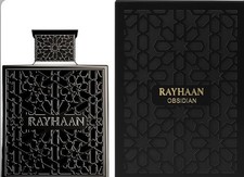 Rayhaan Obsidian Eau De Parfum 100ml – Dark Woody Amber Unisex Perfume