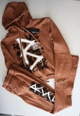 Rockstar Original Women's Sz XL Mocha Brown Tanesha Super Stacked Trackset