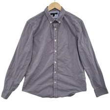 Banana Republic Soft Wash Tailored Slim Fit Gingham Button Down Shirt Mens L