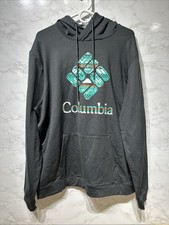 Columbia Men's Trek Graphic Hoodie Sweatshirt Logo Gray Sz XLarge New