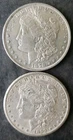 1879 and 1899 O $1 Morgan Silver Dollars