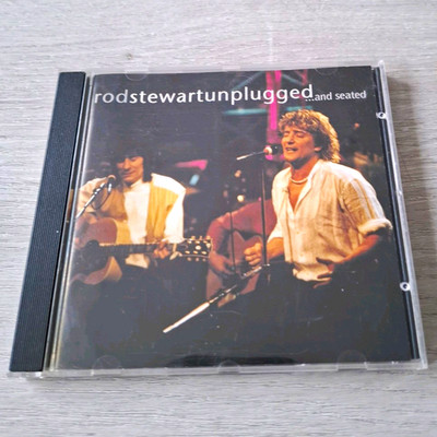 Rod Stewart Unplugged...And Seated CD Live Album 1993 Warner Bros. Rock