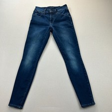 Lucky Brand AVA Jeans Womens Size 2/26 Blue Denim Mid Rise Super Skinny Stretch