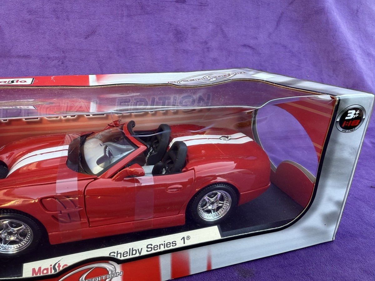 Maisto Special Edition 1:18 Shelby Series 1 – Red #46629 – Red