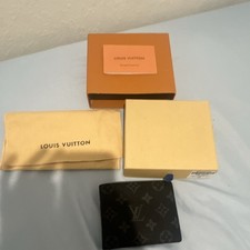 Louis Vuitton Mens Bifold Wallet Monogram Log...
