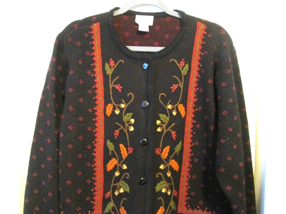 Suéter Cárdigan Kobe Cristal Vintage Talla Grande Foto 3 de 4