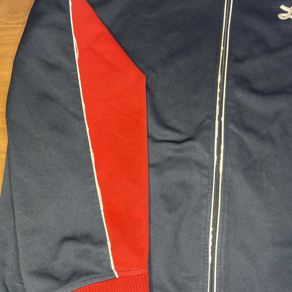 Chaqueta de chándal LRG Lifted Research Group para hombre 3XL roja cremallera completa Foto 4 de 4