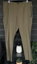 Paskho Untethered Ultimate Traveler's Multi Pocket Pants Olive Men’s Size XXL