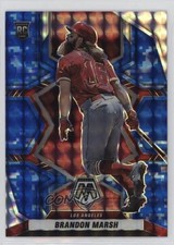 2022 Panini Mosaic Rookies Blue Camo Mosaic Prizm Brandon Marsh #226 1b9b
