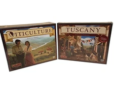 Viticulture Board Game & Tuscany Expansion New Sealed Worker Placement Wine