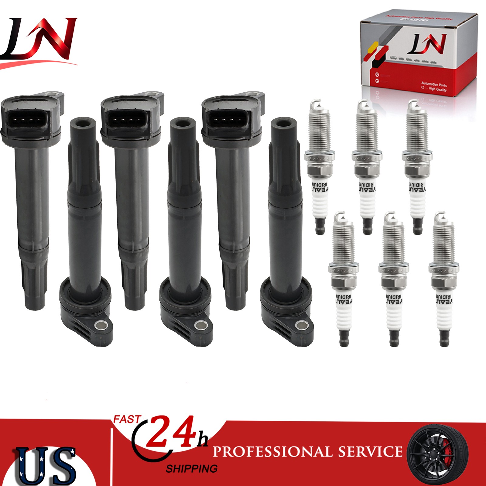 Lotus Evora 2010-2014 Spark plugs 6 pcs