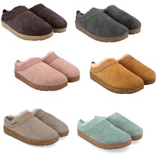 HAFLINGER SNOWBIRD SHEEPSKIN CLOGS MEN'S WOMEN'S UNISEX SLIPPERS