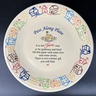 Fiesta® 75th Anniversary Pass Along Plate – 12" Commemorative Serving Plate