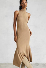 Anthropologie Mock Neck Midi Dress  Women’s Small Retail $198
