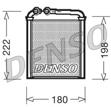 Wärmetauscher Innenraumheizung DENSO DRR32005 für VW SKODA OCTAVIA PASSAT 1K1 5