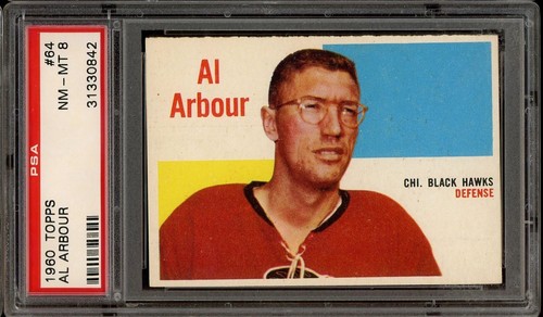 Al Arbour #64 1960 Topps card