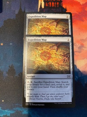 MTG Double Masters Expedition Map x 2