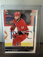 2018-19 Upper Deck Young Guns Rookie CLARK BISHOP #494 Carolina Hurricanes