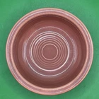 Vintage 1950's Genuine Fiesta HLC USA - 4.75" W x 1.5" T Rose Pink Fruit Bowl