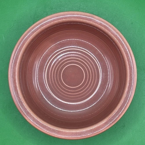 Vintage 1950's Genuine Fiesta HLC USA - 4.75" W x 1.5" T Rose Pink Fruit Bowl