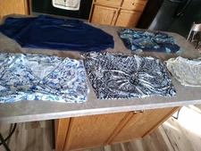 Women's Tops. Lot Of 5 Pieces.  Various Brands. Size Large.