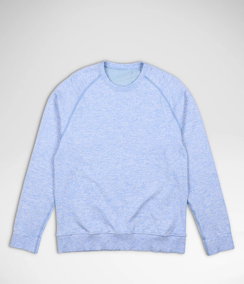 Sudadera informal para hombre lululemon talla S azul