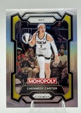 Chennedy Carter 2024 Monopoly Prizm WNBA Silver Prizm #52 Chicago Sky