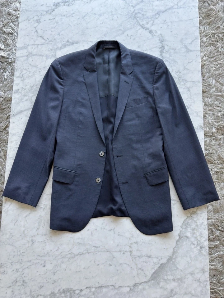 Traje Chaqueta de Cena Hugo Boss Hombre Talla 38 Tejido en Italia A Medida Super 130 Foto 4 de 4