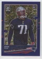 2020 Panini Donruss Optic Rookies Purple Prizm 14/50 Josh Uche #137 1pd