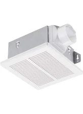 Tech Drive Bathroom fan 50 CFM, 1.0Sone DC Motor