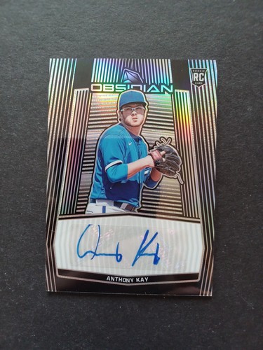 Anthony Kay 2020 Panini Chronicles Obsidian Autograph Rookie Toronto Blue Jays