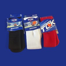 TCK Over The Knee Long Soccer Baseball Football Sports Socks RED OSY SMALL 3