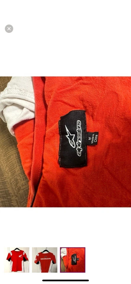 Футболка Alpinestars Honda средний размер - Изображение 3 из 4