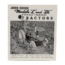 John Deere Model "L" & "LA" Tractors- 36 Pages Catalog Booklet