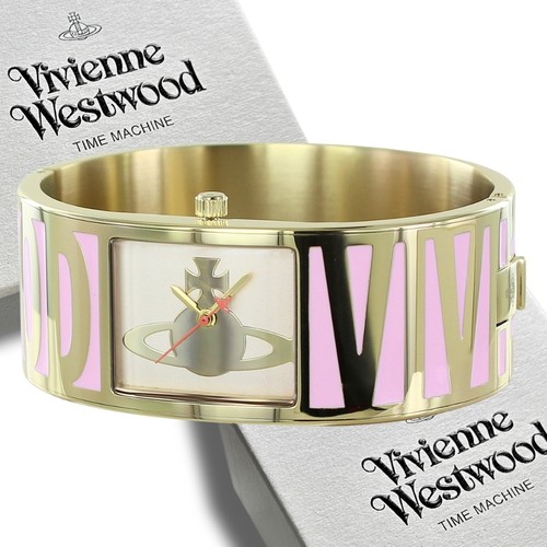 Vivienne Westwood Women's Bangle Watch, Pink Gold