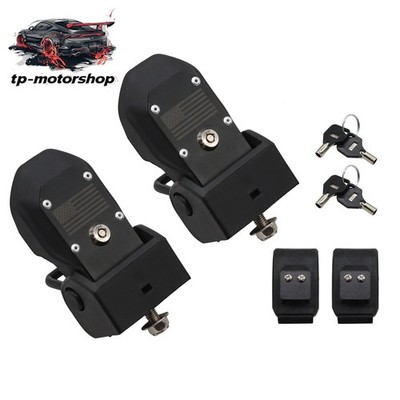 Hood Latches Catch Lock Kit for Jeep Wrangler JL Gladiator JT 2018-2024 With Key
